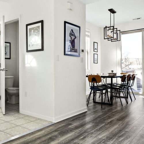 Entryway on main level