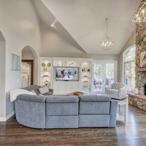 Living area 1 from the dining area