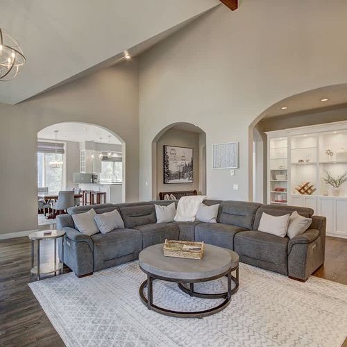 Large sectional in living area 1