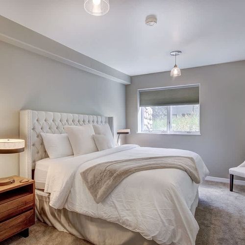 Bedroom 3 with king bed on lower level