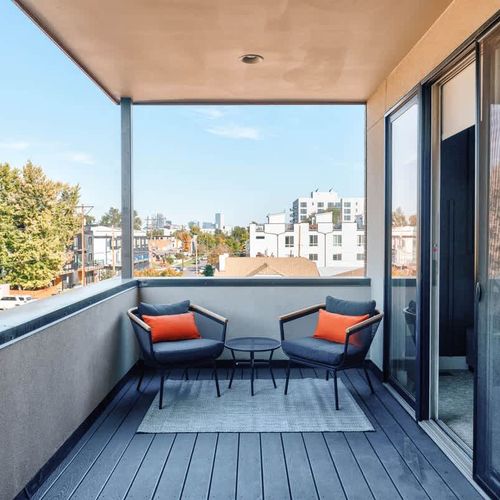 Primary bedroom balcony