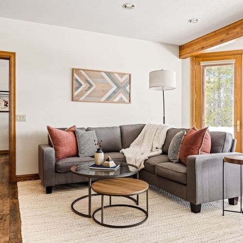 Lower level living/game area