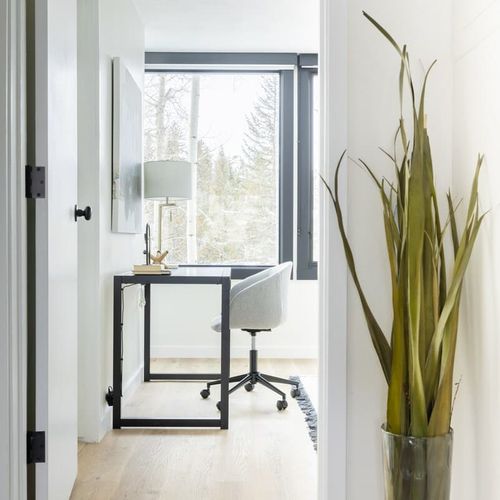 Workspace in bedroom