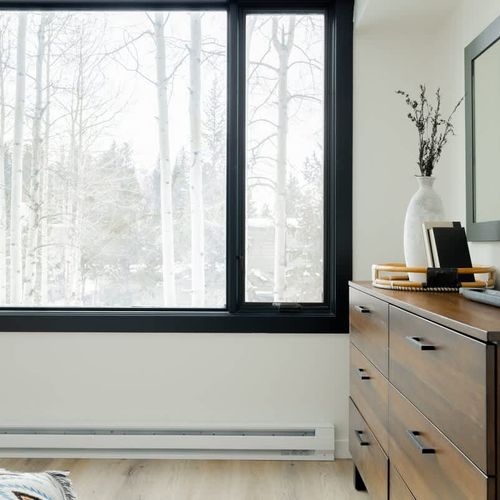 View from bedroom window