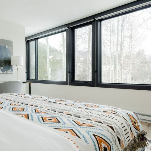 The bedroom also has a twin rollaway bed