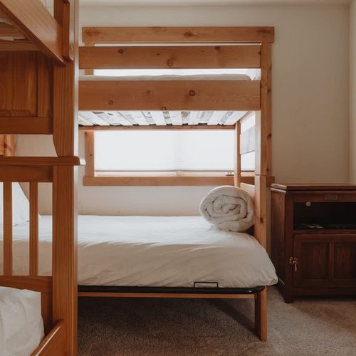 Third bedroom has 2 bunk beds