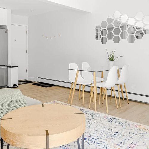 Dining area and front door