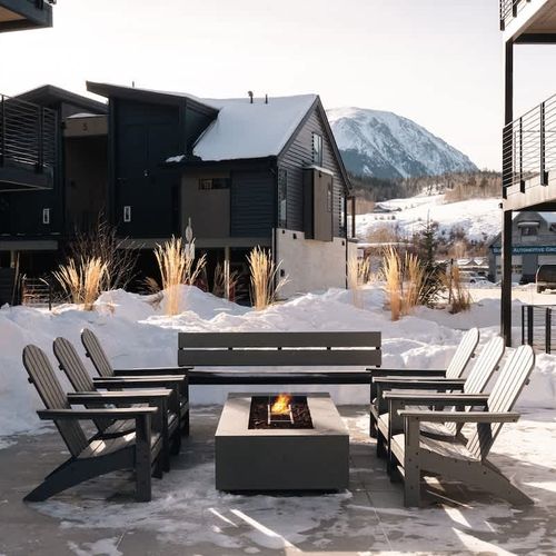 Complex's shared fire-pit