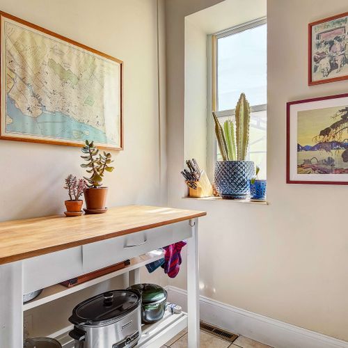 Extra counter space in kitchen