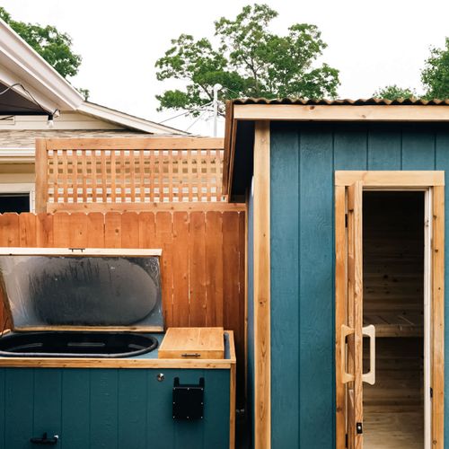 Sauna (cold plunge is winterized and not available for use October-May)