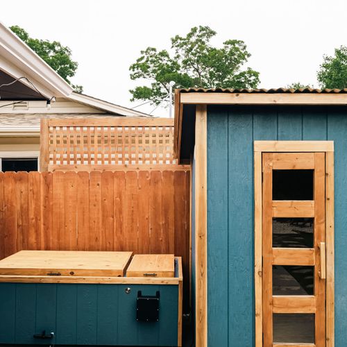 Sauna (cold plunge is winterized and not available for use October-May)