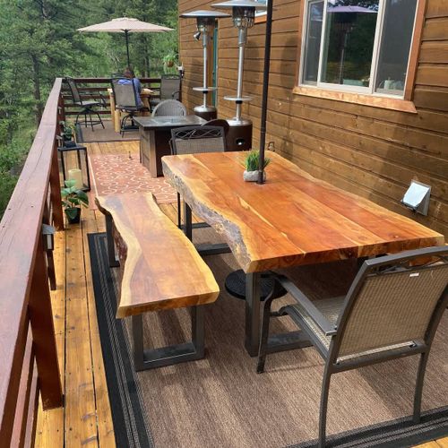 Please note: The fire pit and outdoor heaters are not available for guest use.