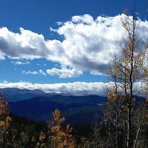 Continental divide. Rocky mountain range.