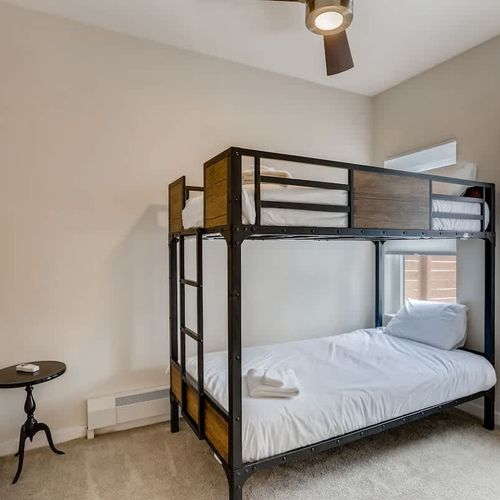 Twin Bunk Room Located on the main floor.