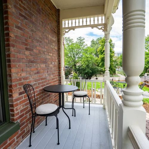 The Charming Cowboy's private patio