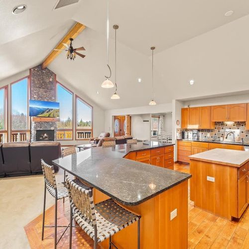 Open concept living is perfect for enjoying time with friends and loved one.