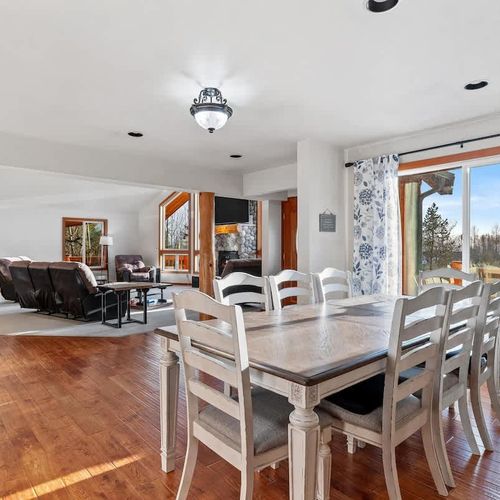Dining area, just of the kitchen and main living room.