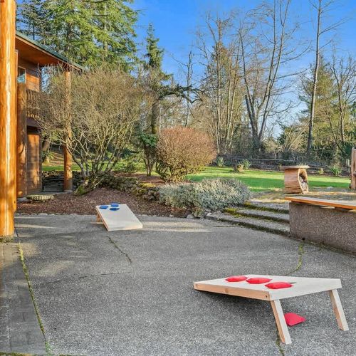S'mores and games for all at the fire pit!
