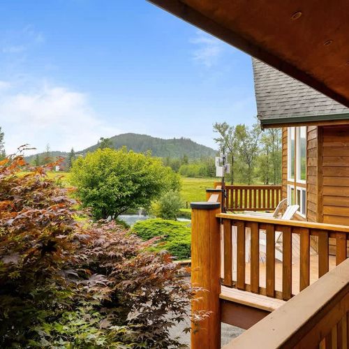 Panoramic views from outdoor patios.