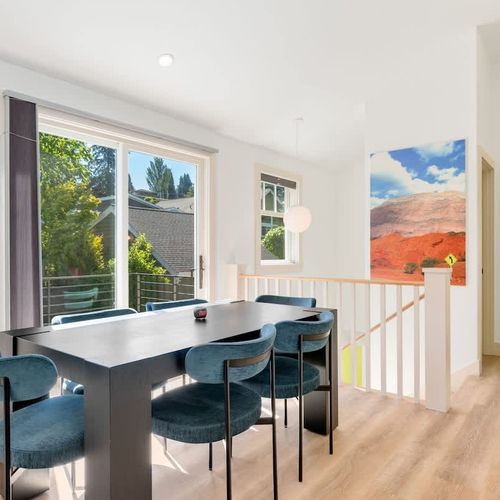 Open concept living with lots of fresh air and natural light.