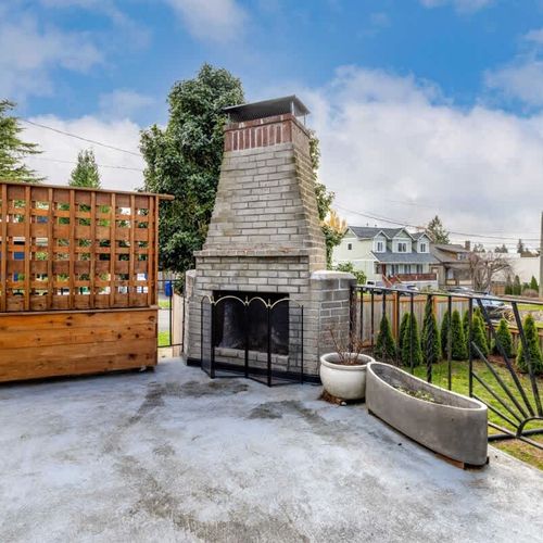 Experience the ultimate in outdoor living with our deck, complete with an inviting fireplace and grill. Whether you're enjoying a cozy night in with friends and family or hosting a summertime BBQ, our outdoor space is the perfect spot to gather, rela