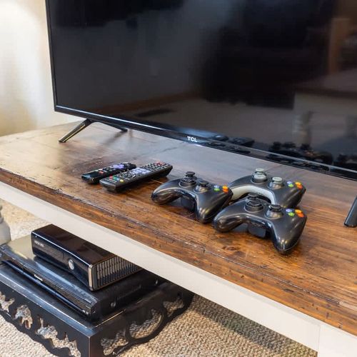 Enjoy the Xbox in the loft.