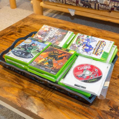 Plenty of games & movies to relax with.