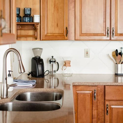 Cook anything your craving in the fully equipped kitchen.