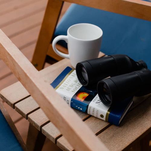 Curl up with a good book and take in your surroundings.