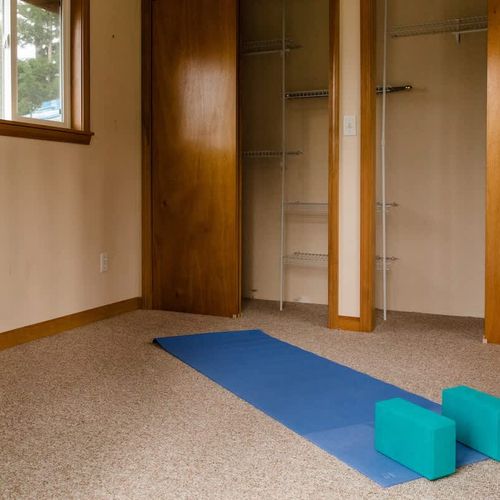 Need some solitude? Enjoy the small yoga studio on the property.