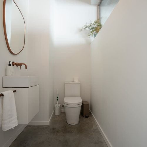 Main floor powder room