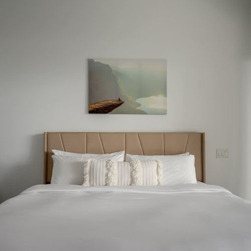 Large King bed in the second bedroom