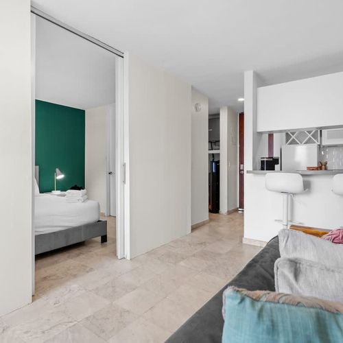 A comfortable space to unwind after a day out.