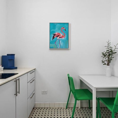 A compact yet stylish space equipped for your basic cooking needs.