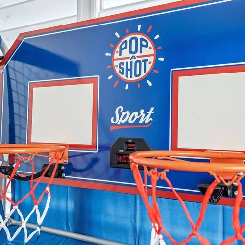 Basketball enthusiasts, rejoice! Our property boasts an indoor double-basketball arcade for your enjoyment.