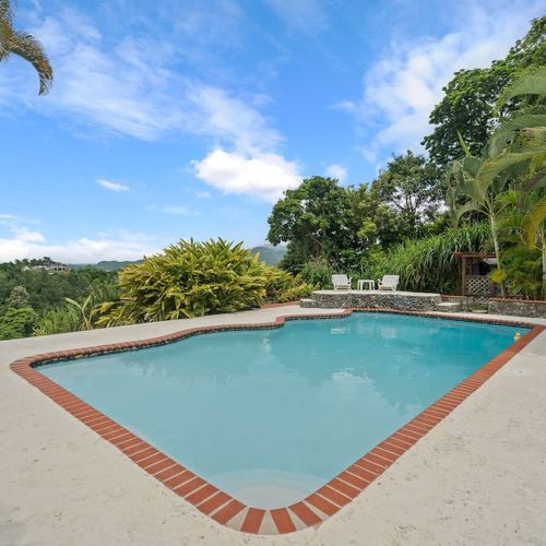 Idyllic pool with a breathtaking backdrop.