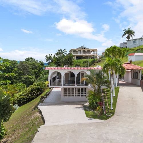 The distinctive gazebo adds a touch of elegance