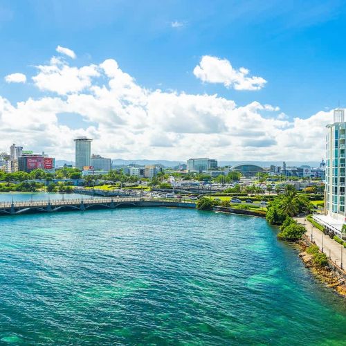 Experience breathtaking panoramic views of the city skyline and sparkling azure waters from our prime location.