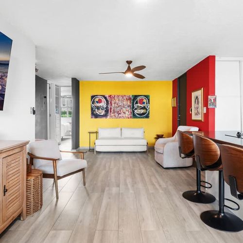 Playful and creative living space designed for comfort and fun. Ideal for making lasting memories.