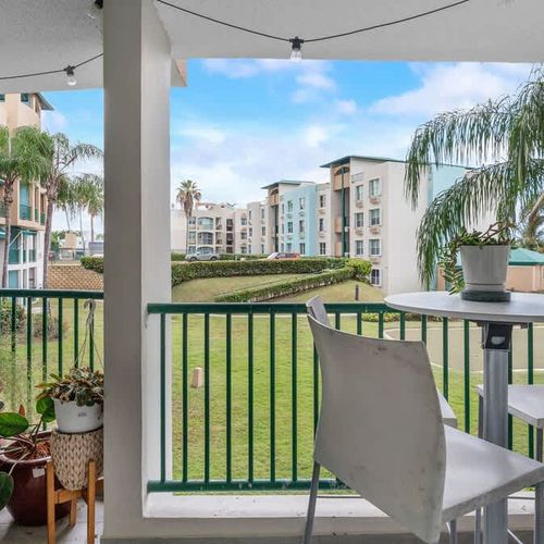 Expansive balcony with stunning scenic outlooks. Your tranquil escape for unwinding and enjoying the views.