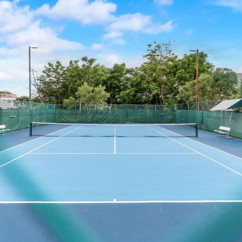 Serve up some fun on our professional-grade tennis court. Meticulously maintained for your enjoyment and exercise.