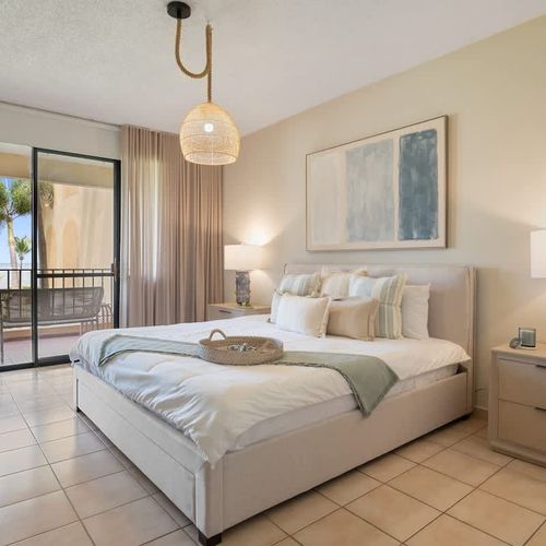 Step into a bedroom designed for ultimate relaxation and rest.