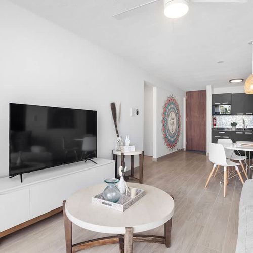 Host a fun game or movie night in our inviting living space.