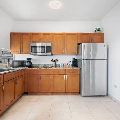 Full-Size Fridge & Microwave. All You Need.