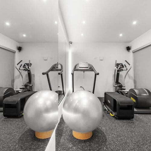 Enjoy a private workout in our tranquil gym space, designed for your comfort and convenience.