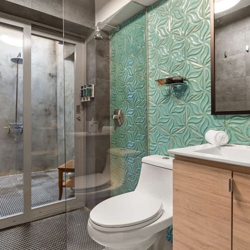 Open-air concept for a tropical feel.