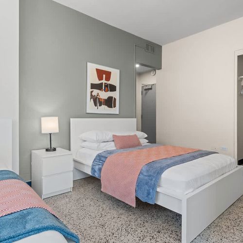 Your personal sanctuary awaits: a peaceful bedroom with all the comforts of home.