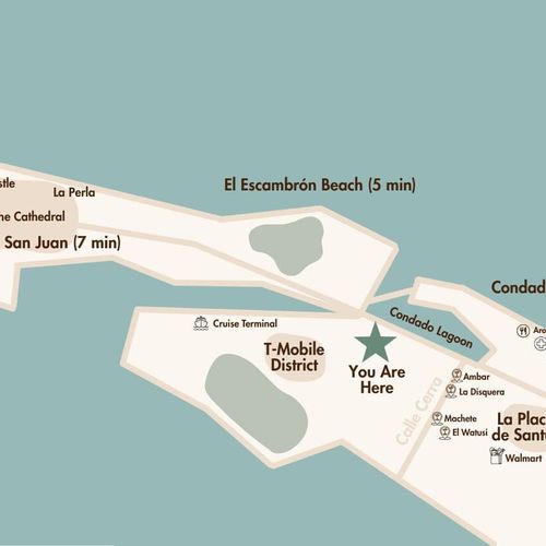 Steps away from the best of San Juan! Explore Old San Juan, Condado, and more from our central location.