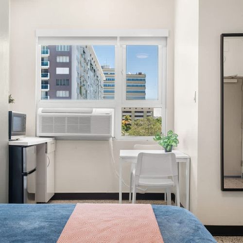 Our thoughtfully designed bedroom combines modern style with ultimate comfort.