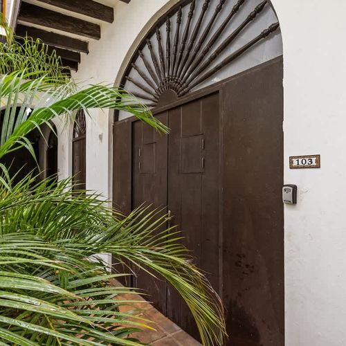 old san juan apartment with internal courtyard